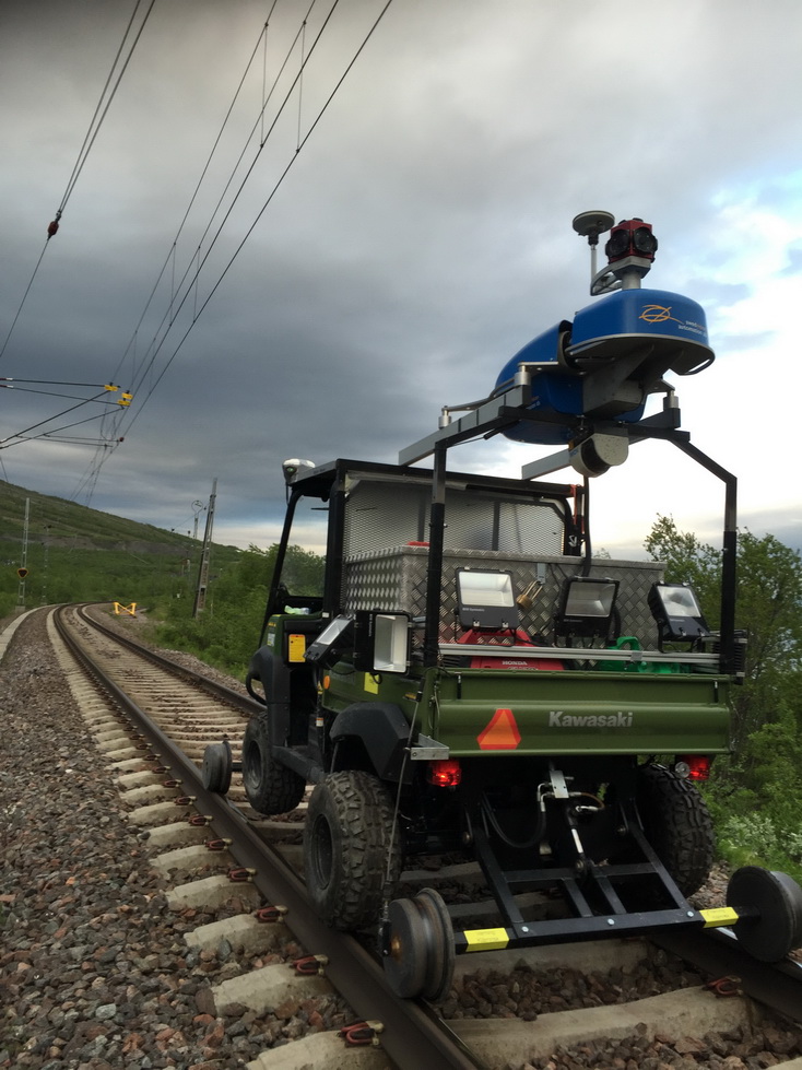 Systemet går som på räls både på järnväg eller i tunnelbana.